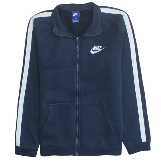 Mens UK Size M Nike Blue Full Zip Sweatshirt