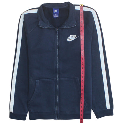 Mens UK Size M Nike Blue Full Zip Sweatshirt