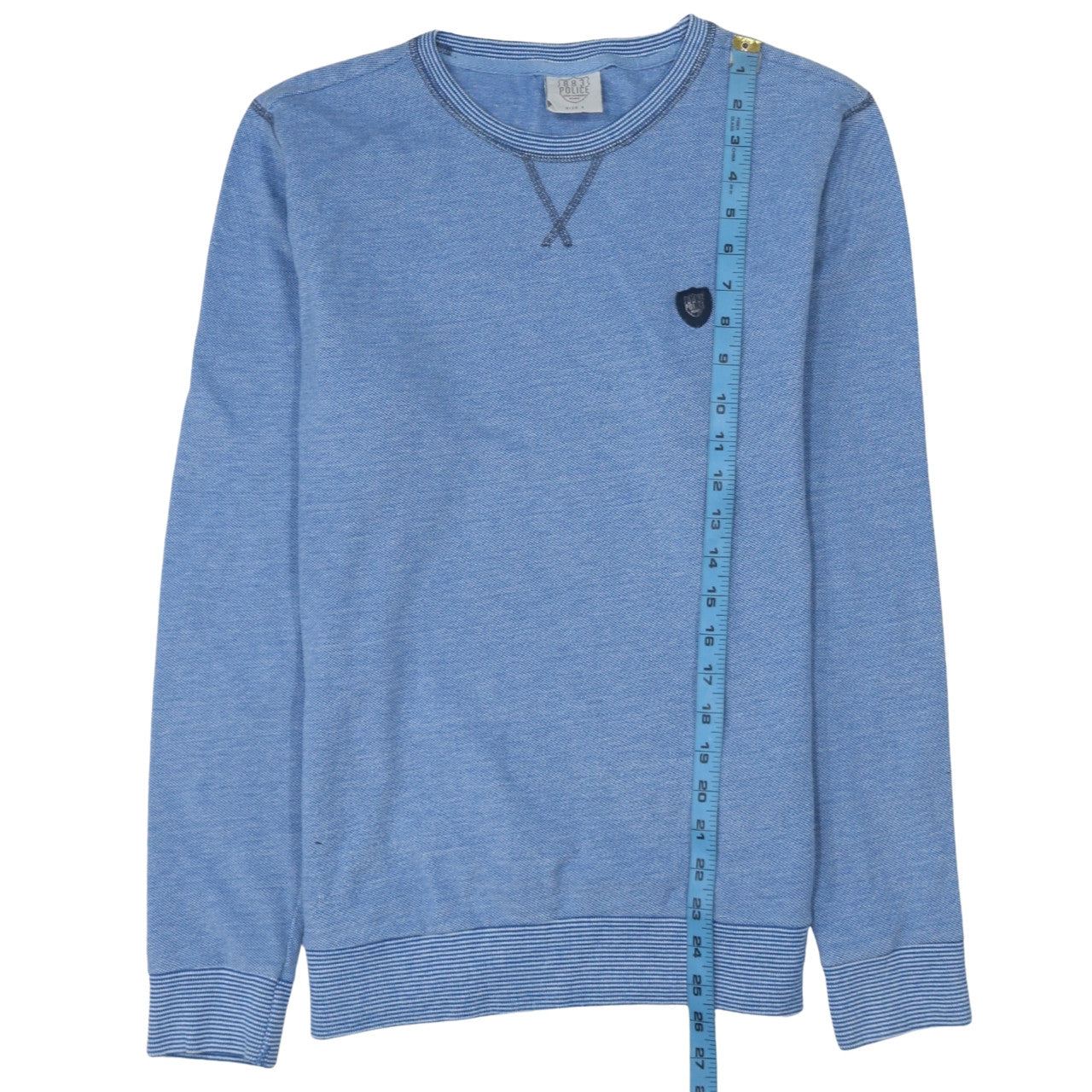 Mens UK Size L 883 Police Blue Pullover Sweatshirt
