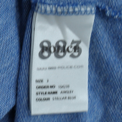 Mens UK Size L 883 Police Blue Pullover Sweatshirt