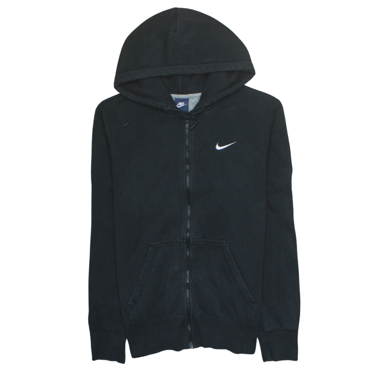 Mens UK Size L Nike Black Full Zip Hoodie