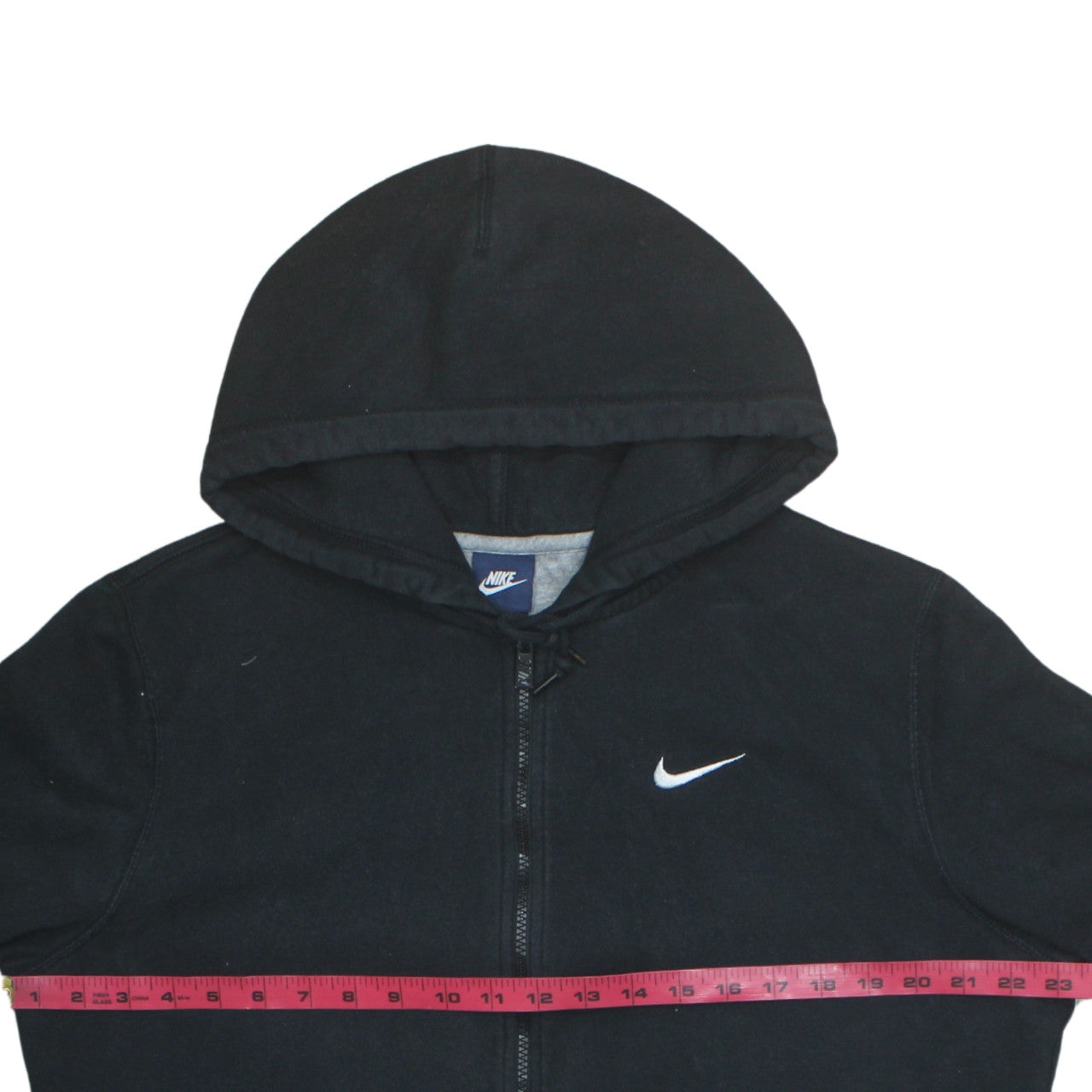 Mens UK Size L Nike Black Full Zip Hoodie