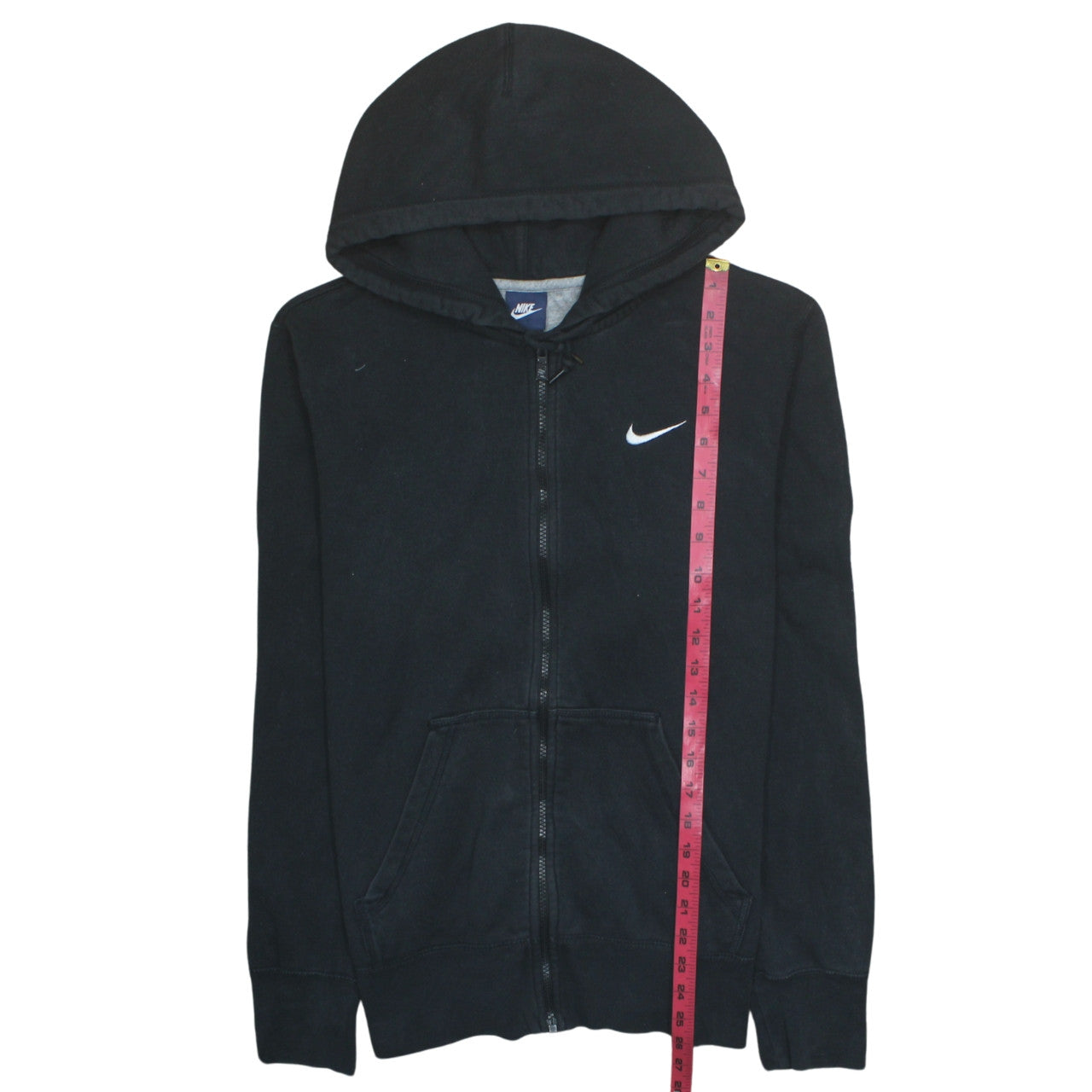 Mens UK Size L Nike Black Full Zip Hoodie