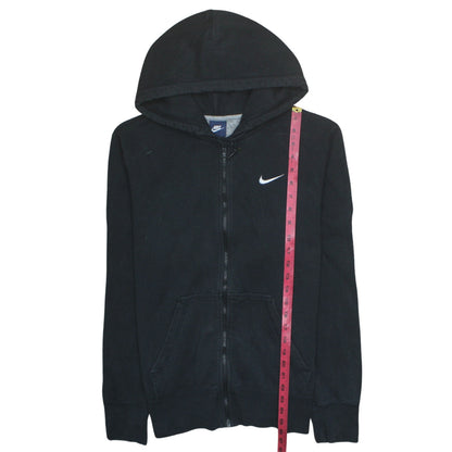 Mens UK Size L Nike Black Full Zip Hoodie