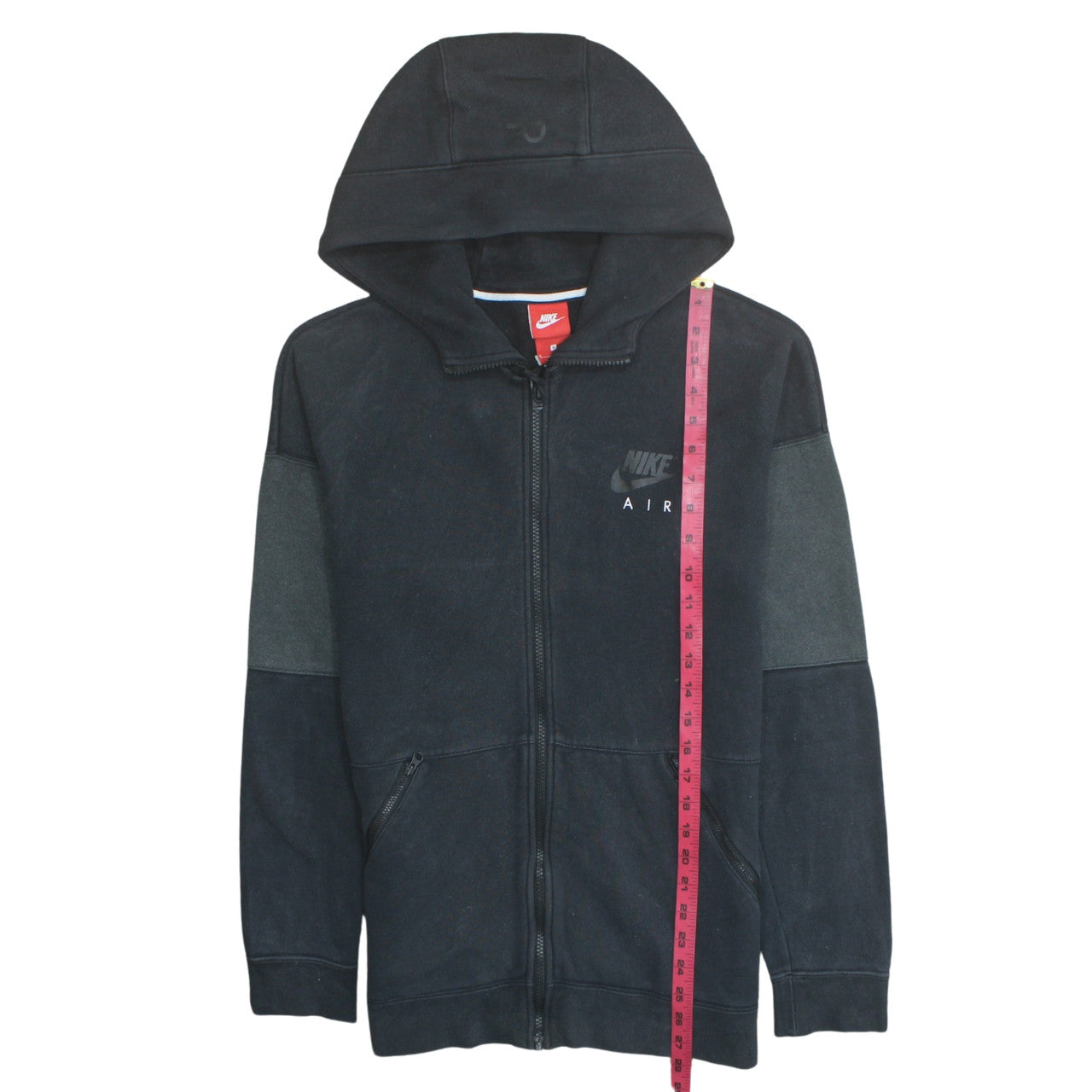 Mens UK Size S Nike Black Full Zip Hoodie