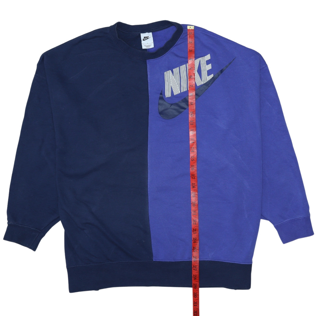 Womens UK Size L Nike Blue Pullover Sweatshirt