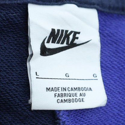Womens UK Size L Nike Blue Pullover Sweatshirt