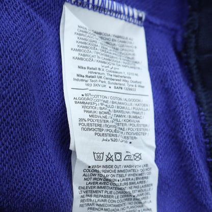 Womens UK Size L Nike Blue Pullover Sweatshirt