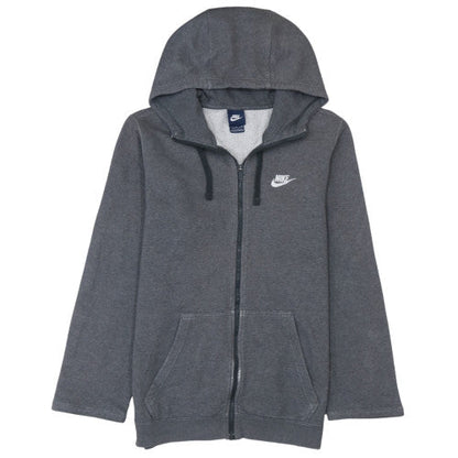Mens UK Size S Nike Grey Full Zip Hoodie