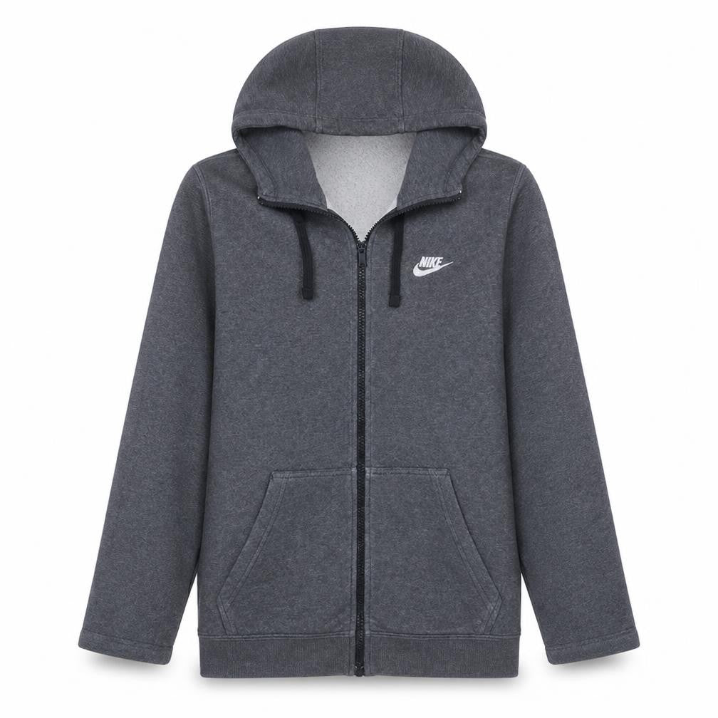 Mens UK Size S Nike Grey Full Zip Hoodie