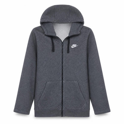 Mens UK Size S Nike Grey Full Zip Hoodie