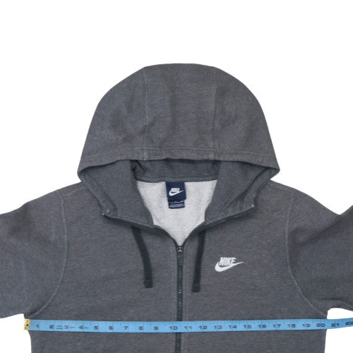 Mens UK Size S Nike Grey Full Zip Hoodie