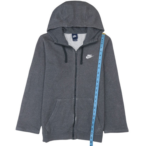 Mens UK Size S Nike Grey Full Zip Hoodie