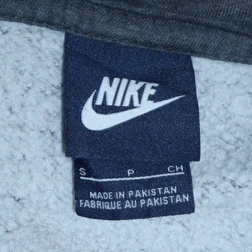 Mens UK Size S Nike Grey Full Zip Hoodie