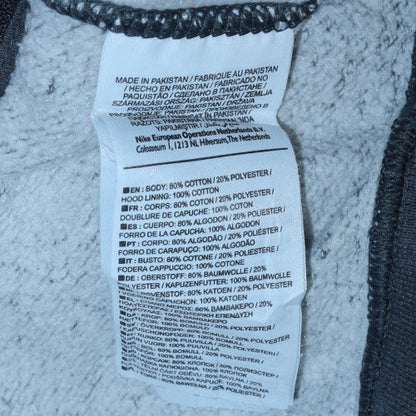 Mens UK Size S Nike Grey Full Zip Hoodie