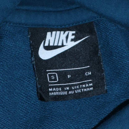 Mens UK Size S Nike Blue Pullover Hoodie