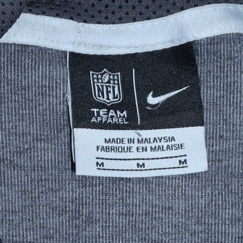 Mens UK Size M Nike Blue Pullover Hoodie