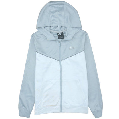 Boys UK Size XL Nike Blue Full Zip Hoodie