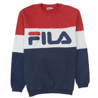 Mens UK Size M FILA Multicoloured Pullover Sweatshirt
