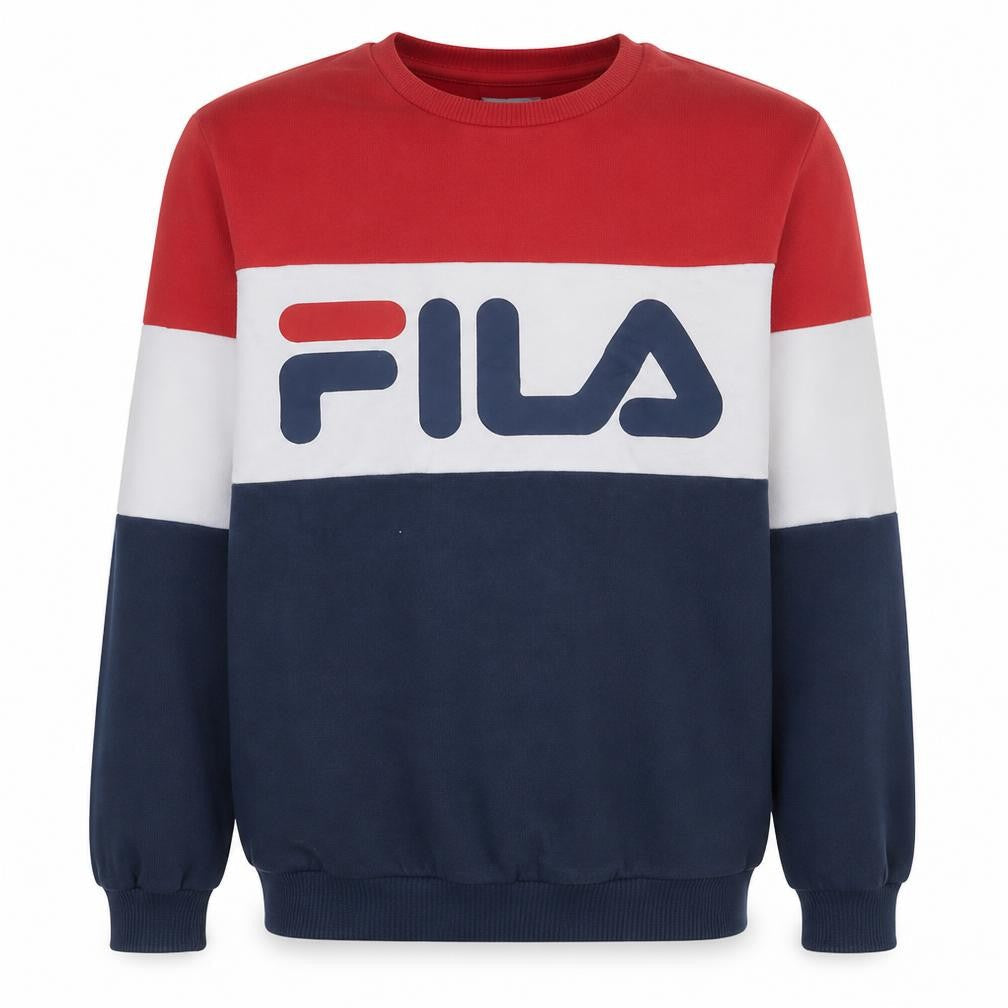 Mens UK Size M FILA Multicoloured Pullover Sweatshirt