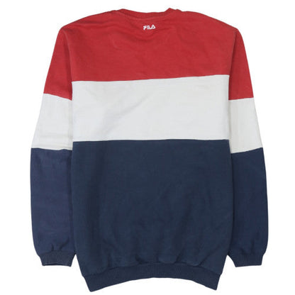 Mens UK Size M FILA Multicoloured Pullover Sweatshirt