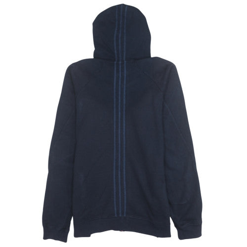 Womens UK Size L adidas Blue Full Zip Hoodie