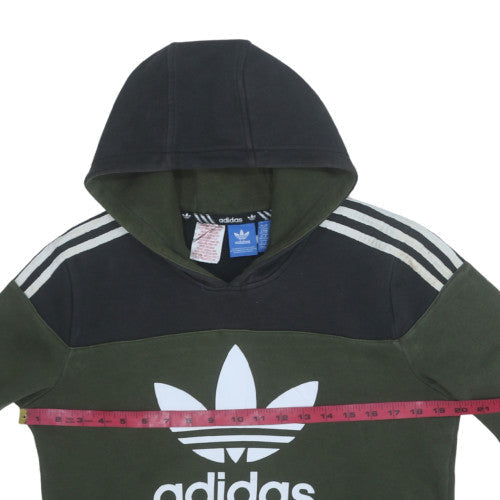 Boys UK Size L adidas Green Pullover Hoodie