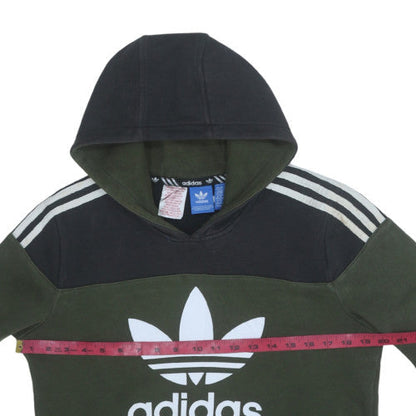 Boys UK Size L adidas Green Pullover Hoodie