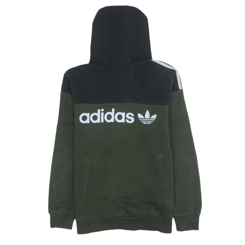 Boys UK Size L adidas Green Pullover Hoodie