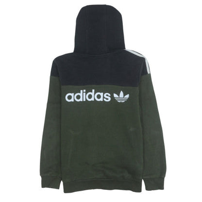 Boys UK Size L adidas Green Pullover Hoodie