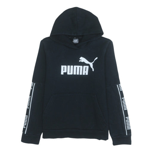 Womens UK Size L PUMA Black Pullover Hoodie