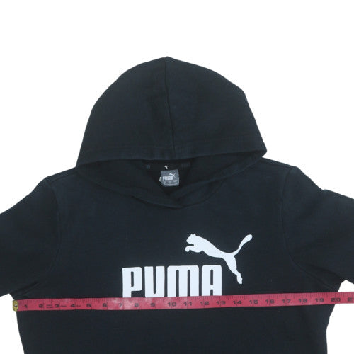 Womens UK Size L PUMA Black Pullover Hoodie