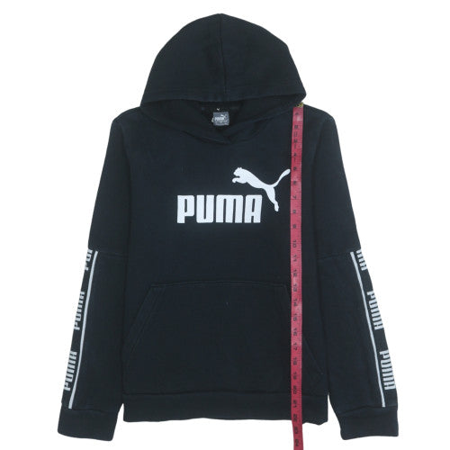 Womens UK Size L PUMA Black Pullover Hoodie