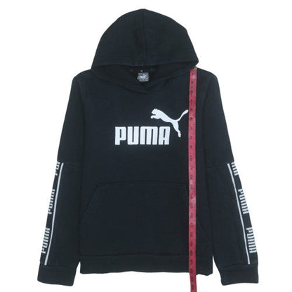 Womens UK Size L PUMA Black Pullover Hoodie