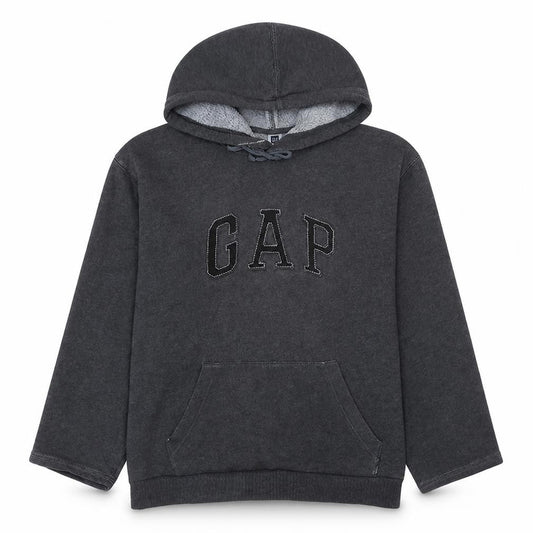 Gap Women’s Charcoal Pullover Hoodie Medium Cotton Blend
