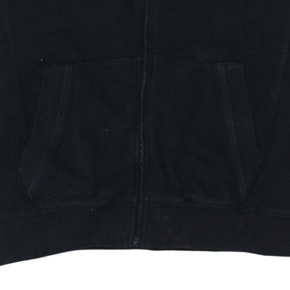Mens UK Size M Airness Black Full Zip Hoodie