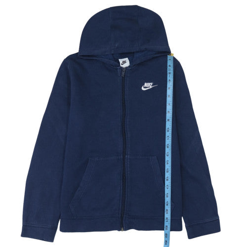 Boys UK Size XL Nike Blue Full Zip Hoodie