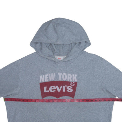 Mens UK Size XL Levi's Grey Pullover Hoodie