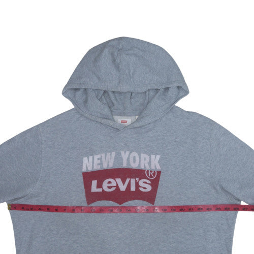 Mens UK Size XL Levi's Grey Pullover Hoodie