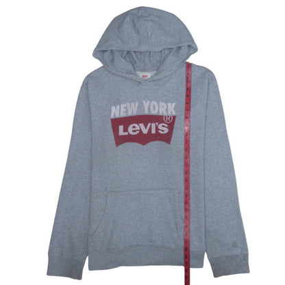 Mens UK Size XL Levi's Grey Pullover Hoodie