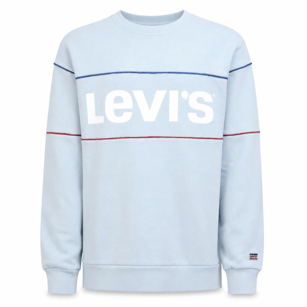 Mens UK Size L Levi's Blue Pullover Sweatshirt