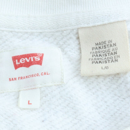 Mens UK Size L Levi's Blue Pullover Sweatshirt