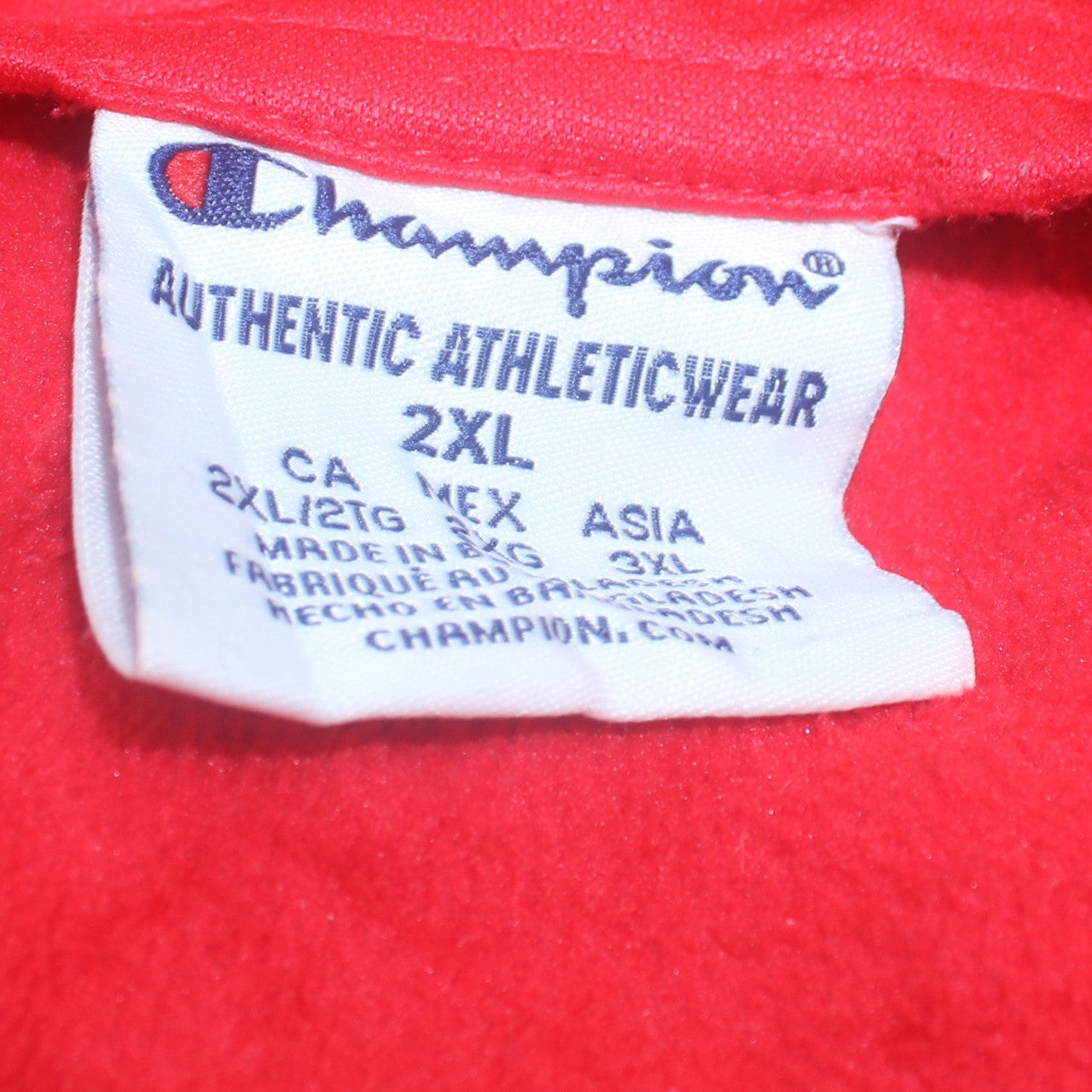 Mens UK Size 2XL Champion Red Pullover Sweatshirt