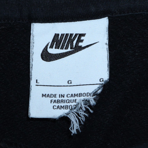 Mens UK Size L Nike Black Pullover Hoodie