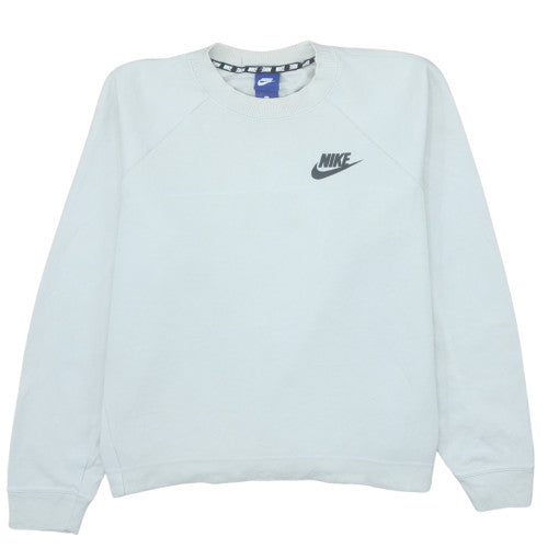 Mens UK Size L Nike White Pullover Sweatshirt