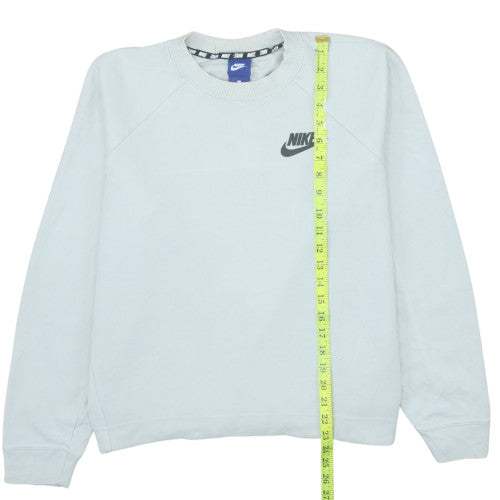 Mens UK Size L Nike White Pullover Sweatshirt