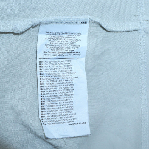 Mens UK Size L Nike White Pullover Sweatshirt