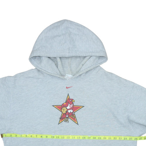 Mens UK Size 2XL Nike Grey Pullover Hoodie