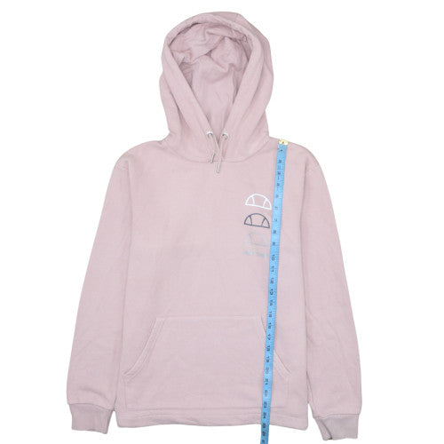 Womens UK Size 8 ellesse Pink Pullover Hoodie