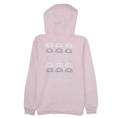 Womens UK Size 8 ellesse Pink Pullover Hoodie